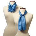 French Blue Felton Silk Scarf - 8"x45"